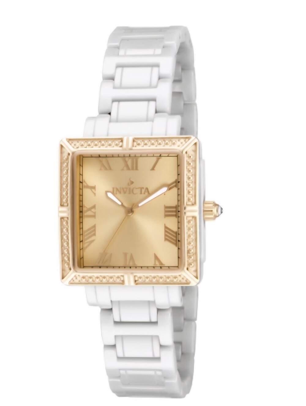 Invicta Ladies Ceramic Goldtone Water Resistant Watch 14902